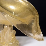 Large Ercole Barovier CONCHIGLIA Shell Compote / Vessel, Murano